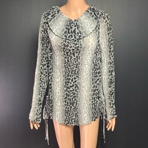Lane Bryant Animal Print top size Large